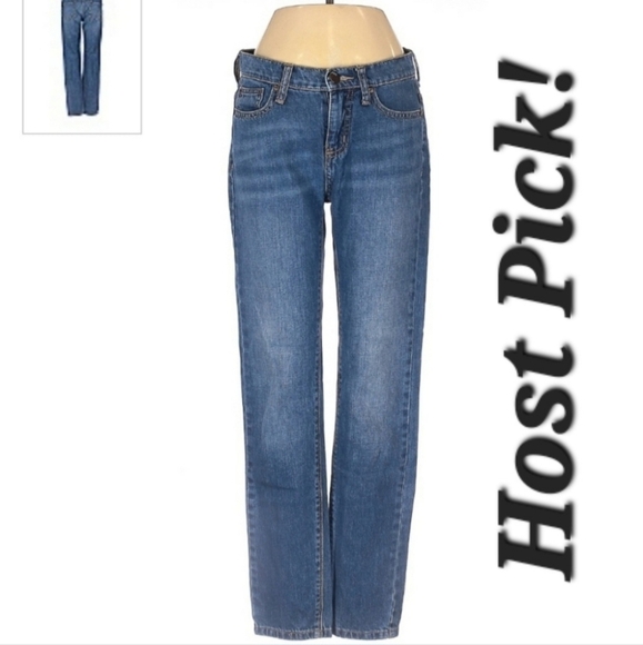 Urban Outfitters BDG Size 25 Slim Boyfriend Jeans Medium Wash Sandblasted EUC - Picture 1 of 4